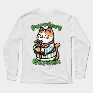 Cat botanist Long Sleeve T-Shirt